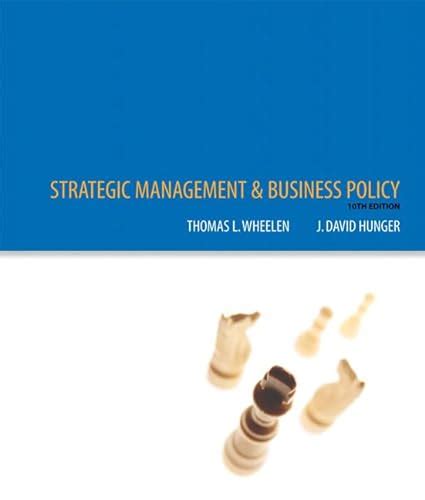 WHEELEN AND HUNGER STRATEGIC MANAGEMENT EBOOK Ebook Kindle Editon